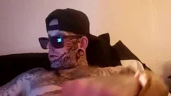 guy Full Of Tattoo Masturbating With A Fleshlight