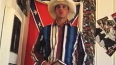 Redneck Cowboy Works His Hard hairy penis