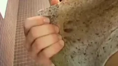 Bryce shoots A Messy Load Of spooge through His underwear