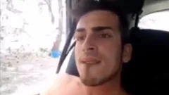 Public Show With Face cum