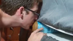 (9) Eating out and plowing my Misty Stone Fleshlight!