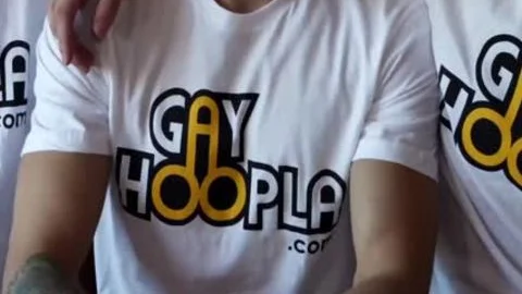 three WAY! pretty College males Have amazing gay Sex. pretty video