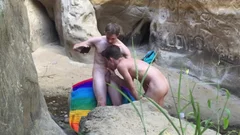 Andy & Kody Hiking