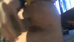 My First Time Trying Out My new Bad-dragon toy 'Wolf Dragon'. you Can see It Glows In The black In The beginning. absolutely Loved When I Felt The Kno