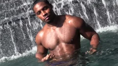 Noir Male: DeAngelo's Big Black Cock Takes Over Zak
