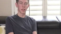 Blond lad Show His ramrod And booty