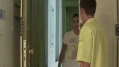 Three tasty homosexual studs Have An orgy In A Bedroom.