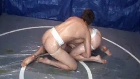 deep Vs Axel Oil Wrestling