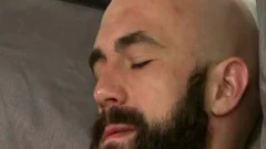 big penis Bear handjob With butthole ejaculation