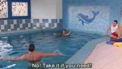 Three nasty American mans Having gay Sex Near Tthis man Pool
