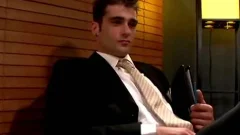 homosexual gets plowed And Facialized At Work