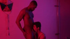 Fit dark God plows A  naughty teen lad