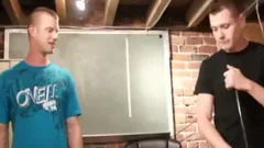 Jerking cum Out On Each Other - Factory movie scene