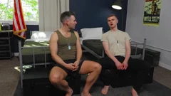 Active Duty: Kissing and Cumming: Military Madness