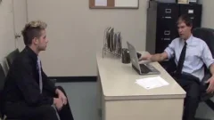 nasty homosexuals slam In The Office