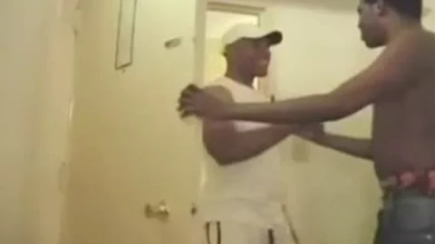 stunning dark man getting pound By Light Skin man