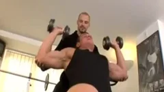 Muscle dudes Gym fuck