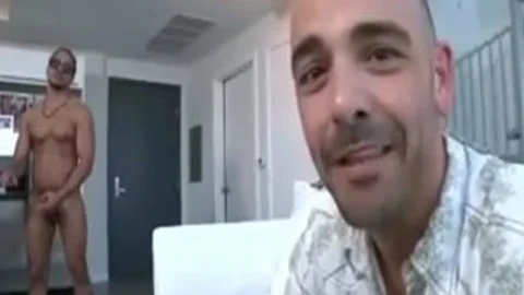 (Castro)  black sexy White handsome hairy ass butt