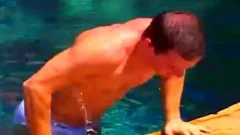 ass licking and ass pounding at tthis dude pool
