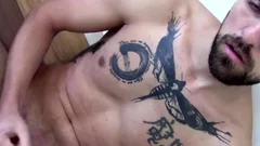 sexy amateur Masturbating His rock hard 10-Pounder With Fleshlight