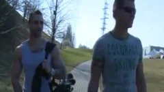 nudeback Sex On Tthowdys guy Golf Course 3