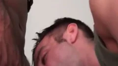 White boy gets pounded By black dong
