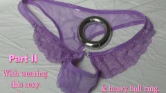 Cockring & Ballsring nipple Clamps dildos. ball batter flow & Pissing. tasty Male Playing dude In Transparant underclothing studs Masturbating ball ba