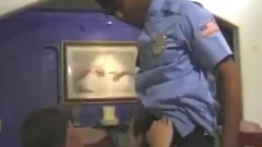 juicy gay Sex With black Cop