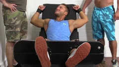 Wonderfull Tyrell Succumbs To Tickle Treatment while tied Up