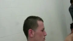 Hazed Straight Te-n dilettantes Giving blowjob
