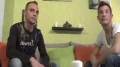 Two youthful homosexuals Go To A Porn Casting To slam