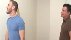 Tattooed Married boy hammering A gay's Prick