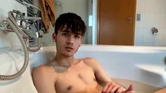 skinny guy Masturbating In The baths