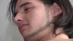 Hard pounding in company with student