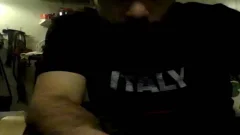 hairy Italian Biker Daddy Wanks & Cums