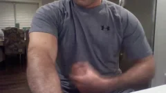Late Night Webcam Session With A Shy man.  Luv his Hard Body And big Hard weenie.