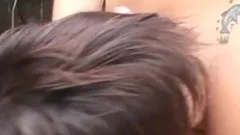 Alan Menlo and teen chick Bruno Stygmata cock sucking