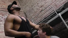teen Rides darksome cock