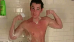 Brent In The Shower