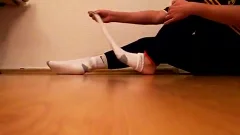 strokeing in soccer wear