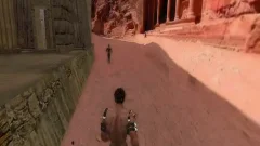 bdsm Play In A Temple Near Petra. Filmed In Second Life