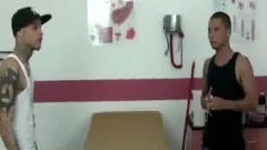 Latino Janitors Jerk-Off
