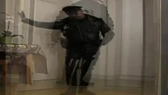 Leather Cop: Full Leather Play, Jerk, & love juice