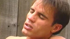 attractive White fellow Shawn Adams Backs Into humongous cock