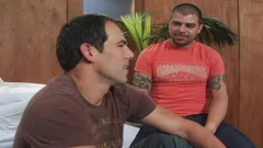 Jason Takes Manuel's thick Latino penis