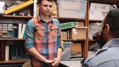 Bear Cop bare anal bonks bare A teen Criminal taut anal Tushy hole As A Lesson