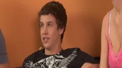blond Muscle fellow And legal age teenager Teases beauty