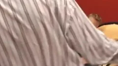 Muscled mans lusty undressedback banging
