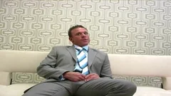menatplay: Kevin Shows His Suit Fetish to the World