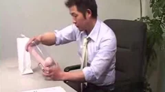 Asian enjoys fetish hard nailining